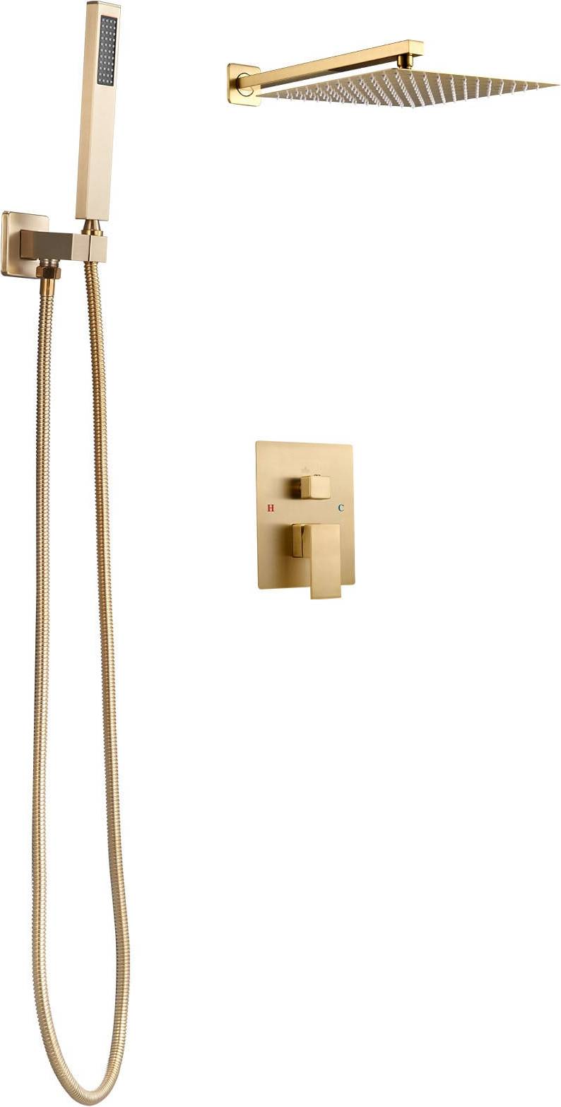 Shower faucet set VEVOR Shower Faucet Set Rainfall Bathroom System