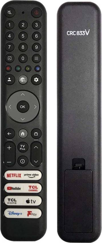 Tcl 75 Remote Control For TCL Smart TV CRC833V