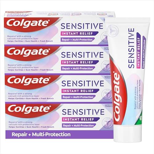 Colgate sensitive relief Colgate Sensitive Instant Relief Repair Multi-Protection Toothpaste 4X 75ml