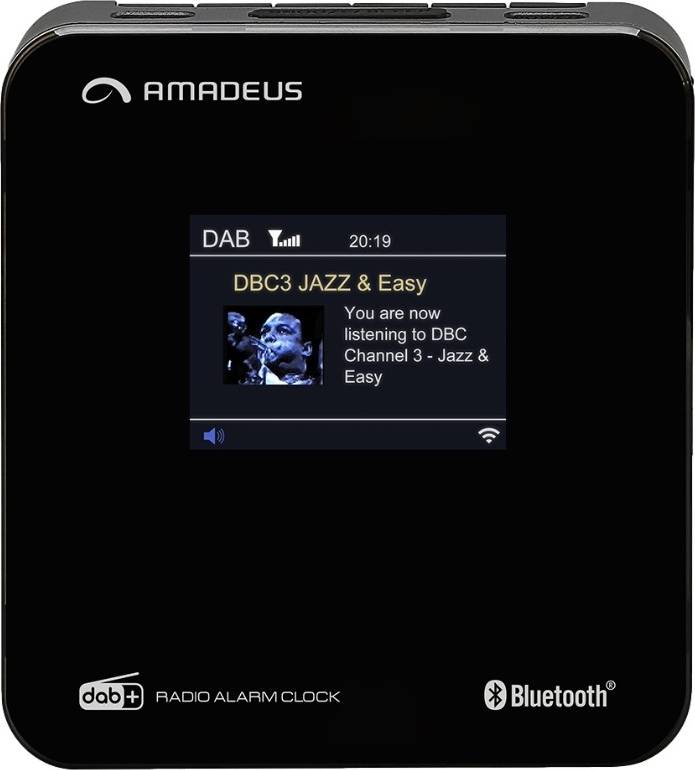Amadeus Rise FM DAB Clockradio Bluetooth