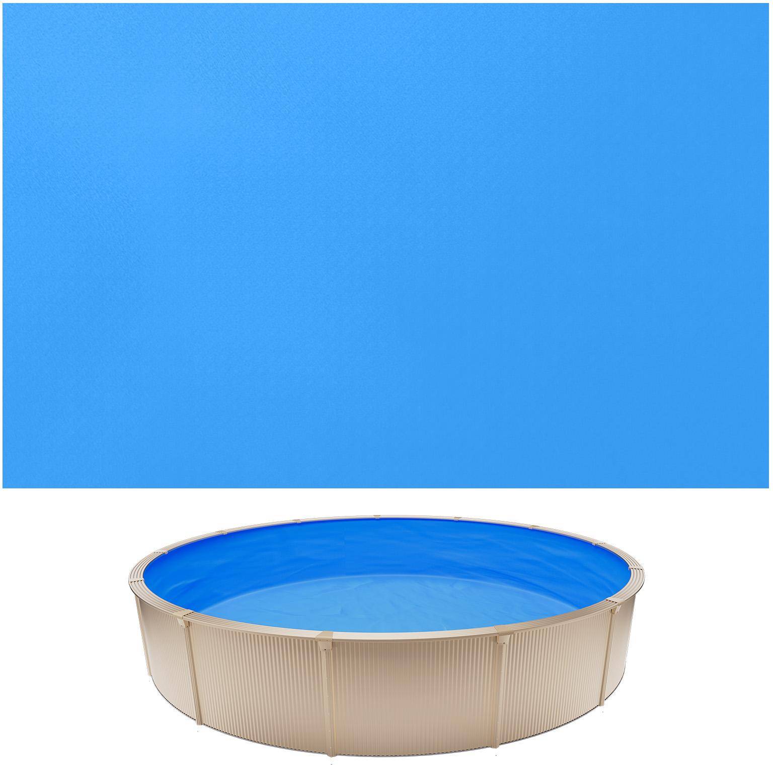 VEVOR 350.5 cm Rund Overlappende Swimmingpoolforing