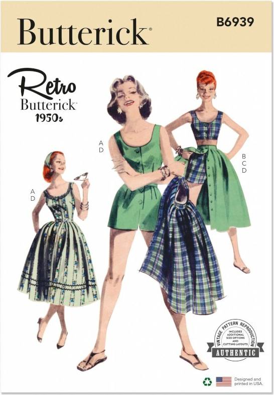 Buttericks Butterick Paper Sewing Pattern 6939