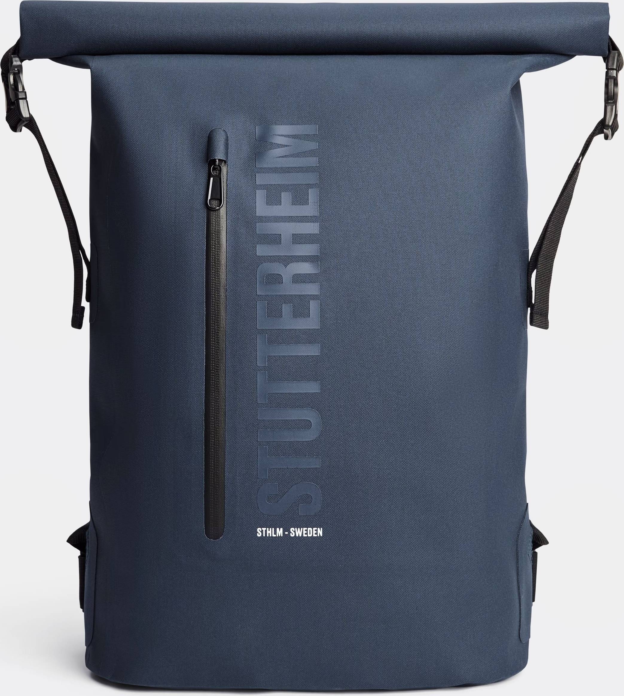 Stutterheim Rain Rolltop Backpack - Navy