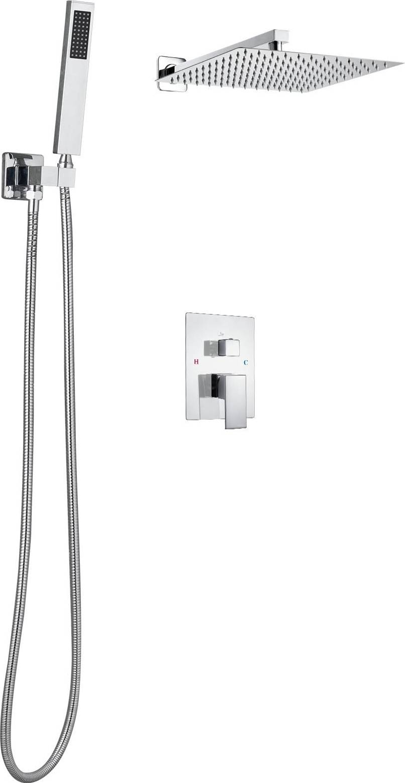 Shower faucet set VEVOR Shower Faucet Set Rainfall Bathroom System