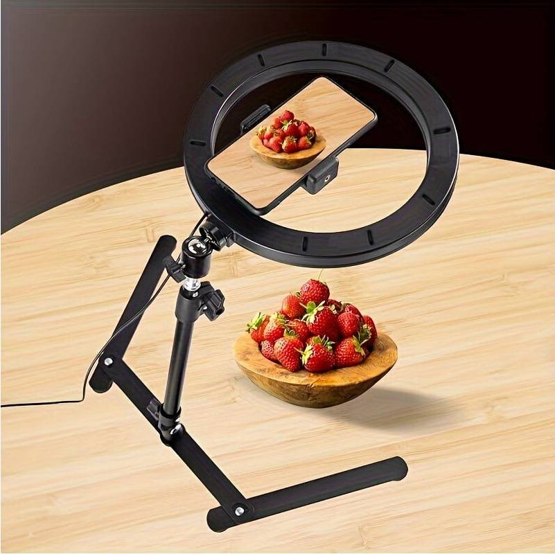 10-Inch Macro Photography Stand with LED Light