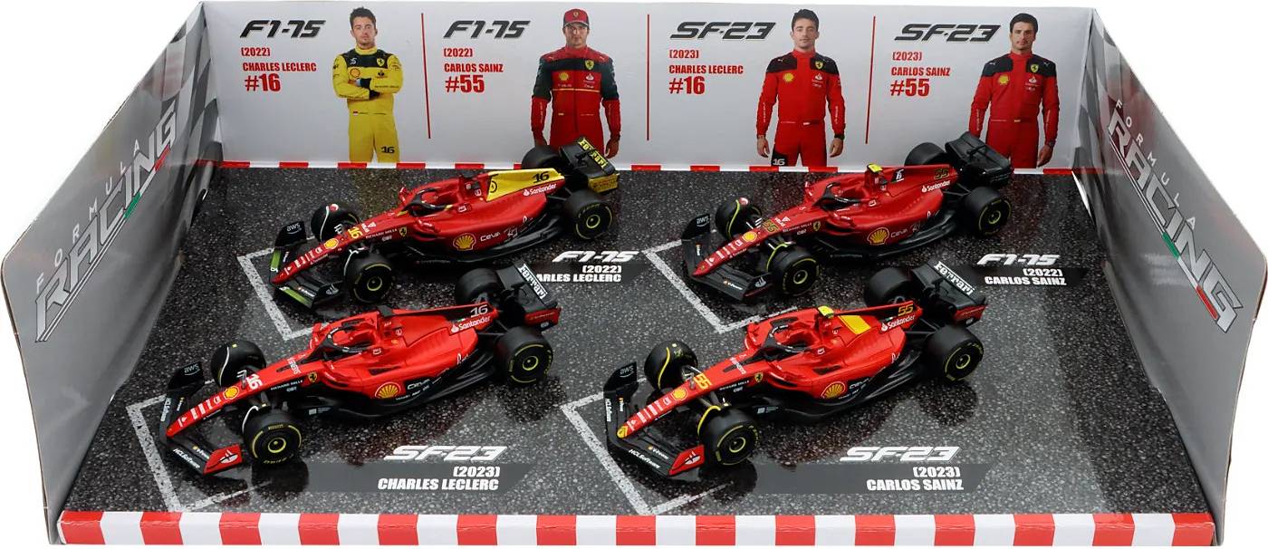Ferrari Racing F1 1:43 4-Pack