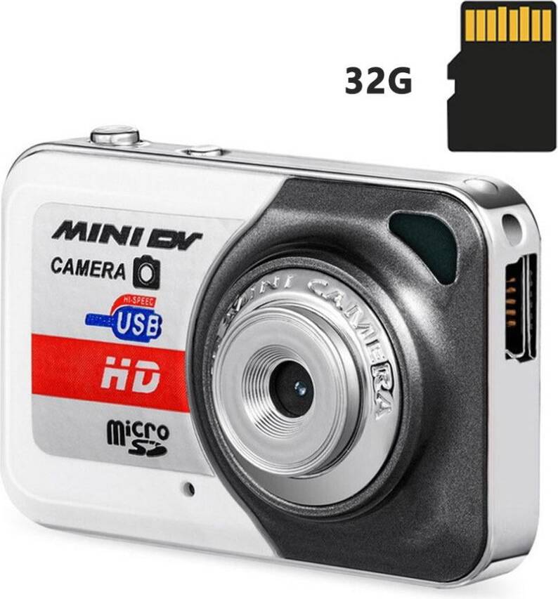 Mini HD Retro Portable Vlog Camera