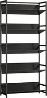 Homcom 5-Tier Metal Frame Bookshelf Bogreol