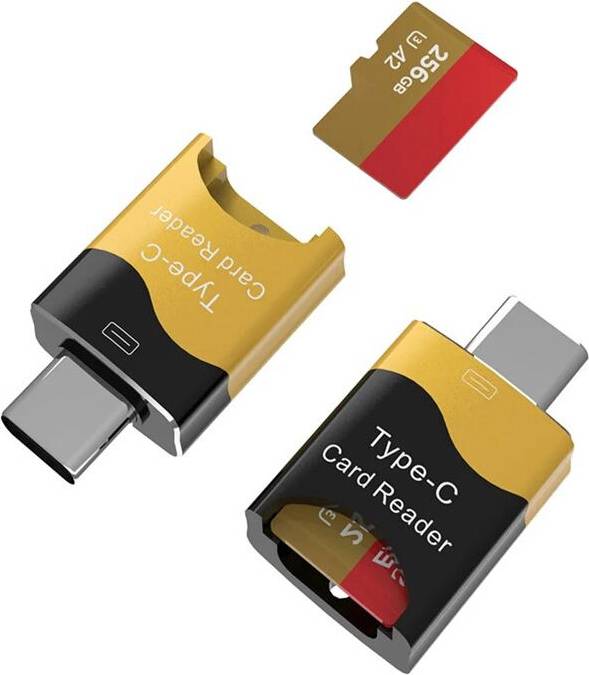 Tf card Kepptory 2PCS Type C To Micro TF Card Reader Adapter