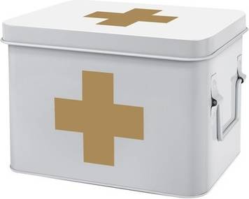 First aid box CE Compass Metal First Aid Empty Box Tray Handle