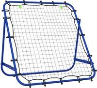 Homcom Adjustable Rebounder Net Kickback Target Goal - Blue Aosom