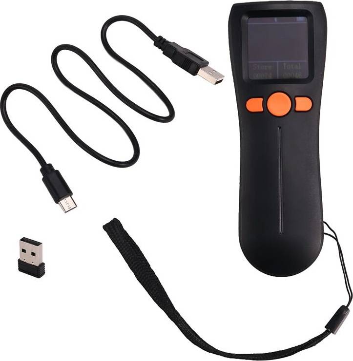 Saudism Kabelloser Barcode Scanner 1D 2D Code