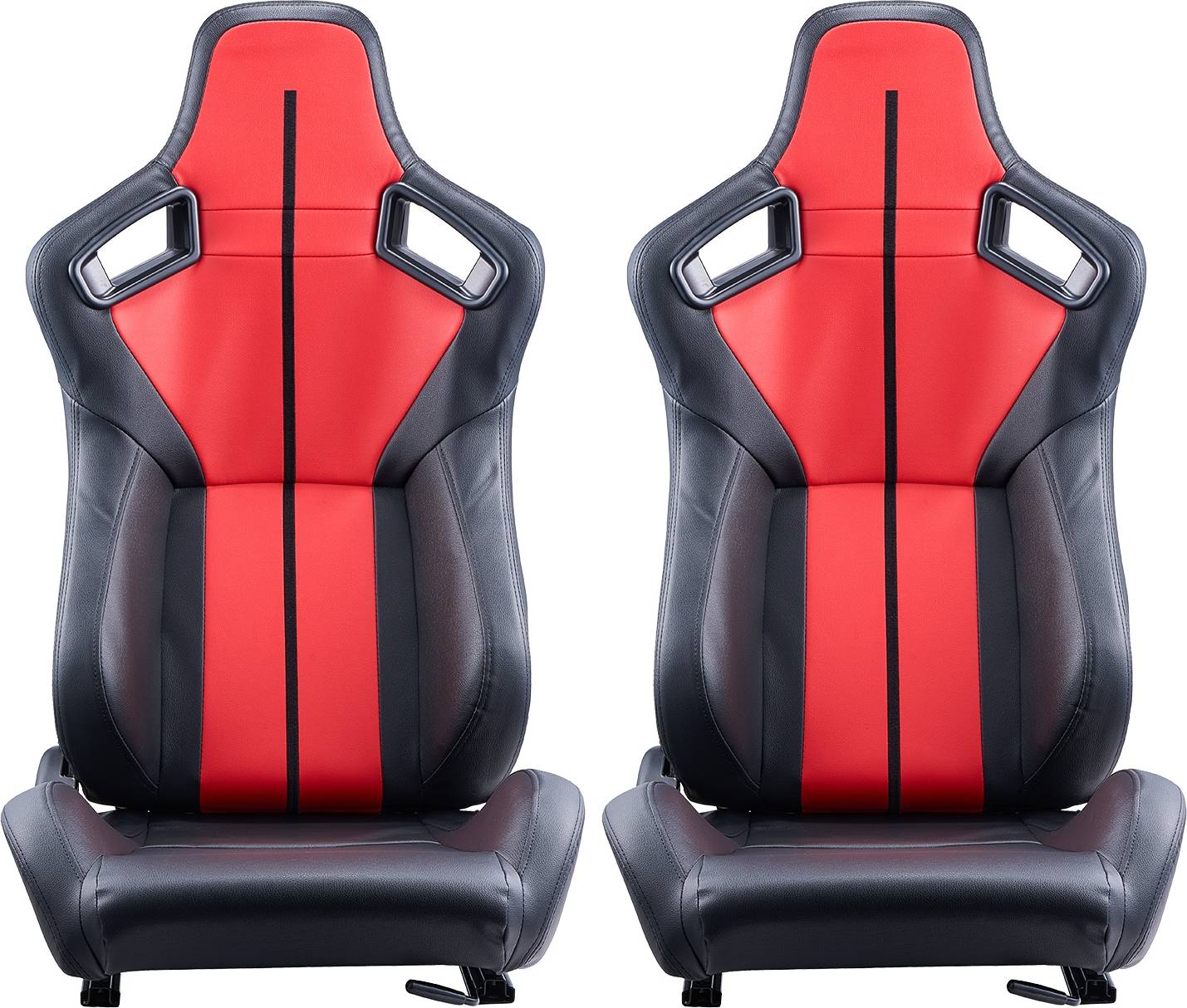 Racing cockpit VEVOR Racing Seat 2 Set Adjustable Cockpit