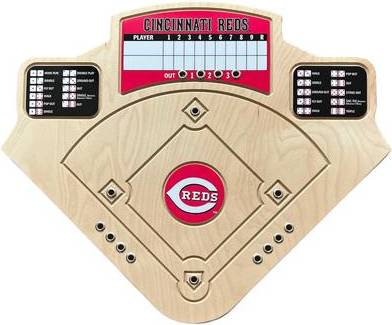 Cincinnati Reds Handcrafted Wood Baseball Game