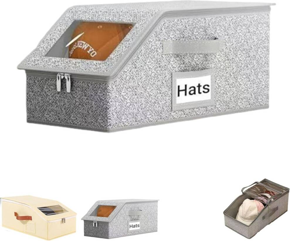 Stackable Baseball Cap Storage Box