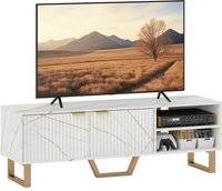 Homcom Marble Effect Unit Cabinet TV Bench