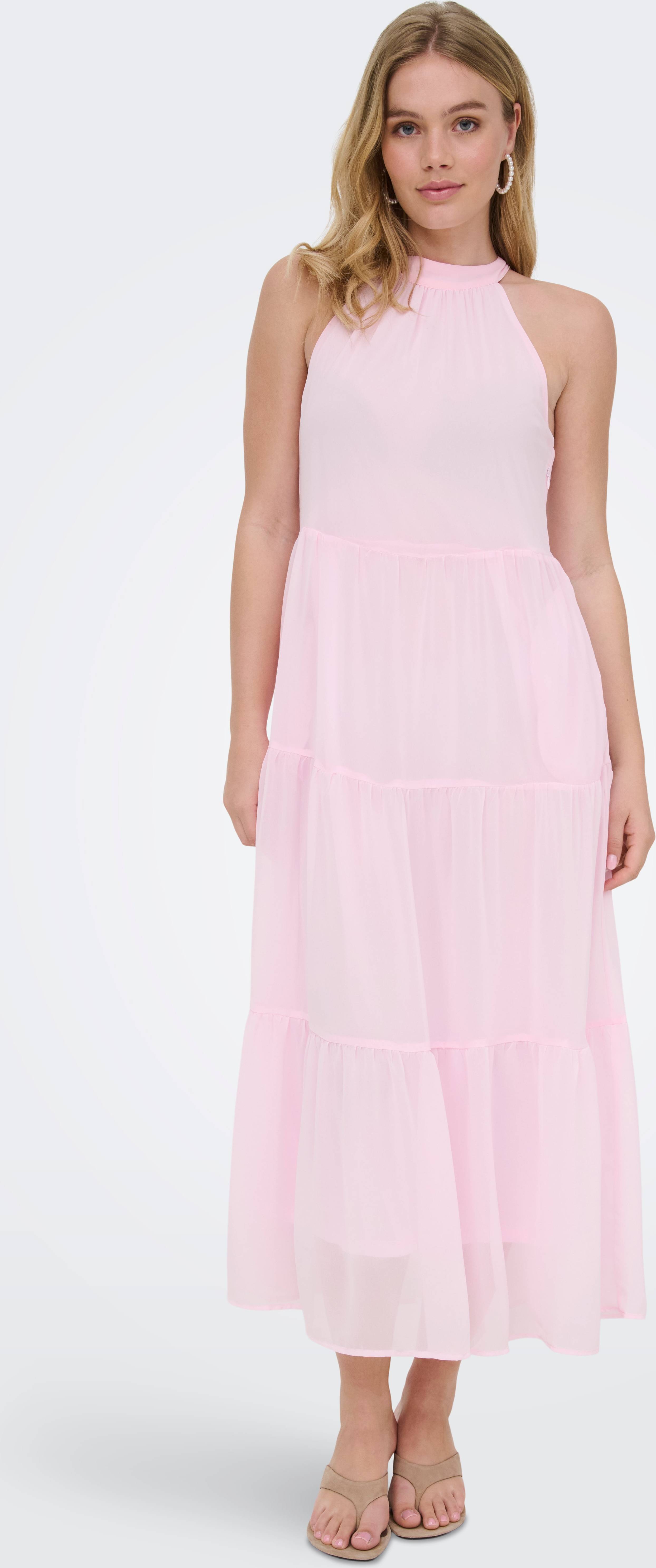 Only Onlpetra Robe Longue - Rose