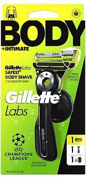 Gillette labs razor blades Gillette UEFA Champions League Body Intimate Razor