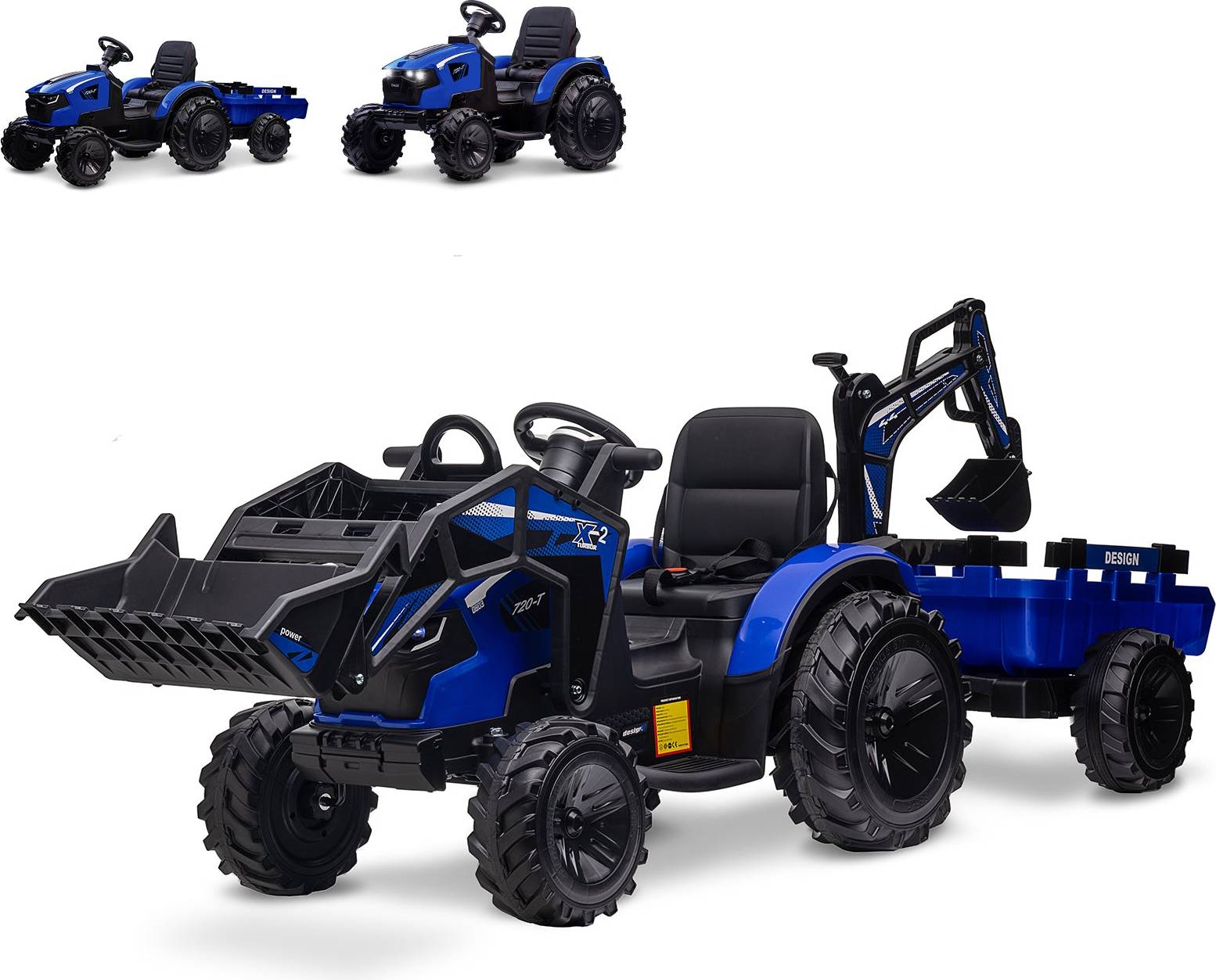 Ride on tractor Garvee Ride P Series 3-in-1 Ride-On Tractor