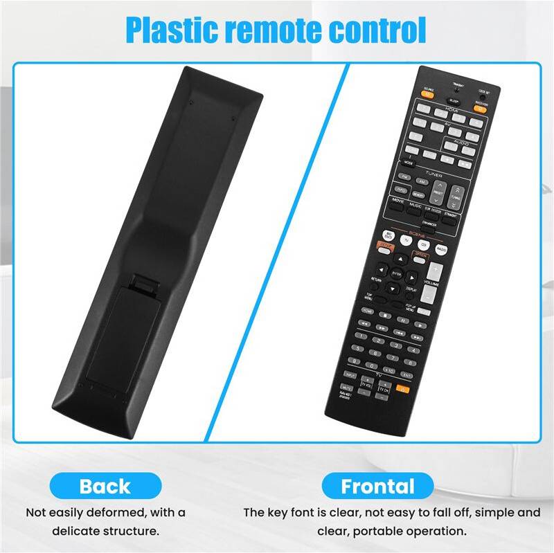 Torribaly Remote Control for Yamaha RX-V375 RX-V467 RX-V565 RX-V567 RX-V571 RX-V665 HTR-3066BL