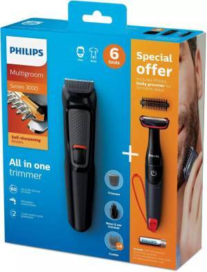 Philips Multigroom Bundle 2 Pezzi 6 In 1 Barba Rifinitore