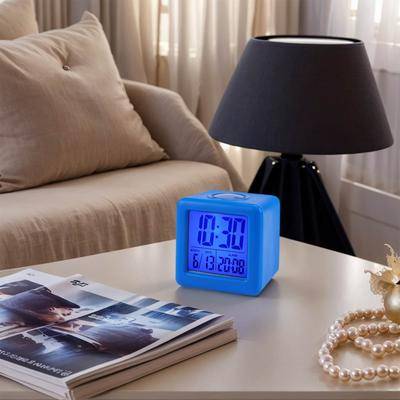 Light alarm clock Unique Bargains Digital Alarm Clock LED Colorful Light