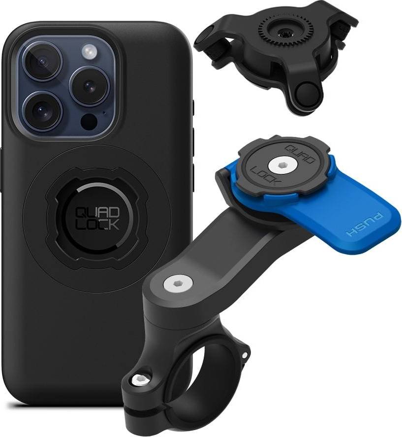 Quad lock mount Quad Lock Motorcycle Handlebar Phone Mount Kit