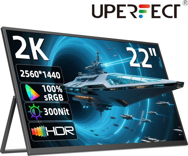 22 Inch 2K Portable Monitor