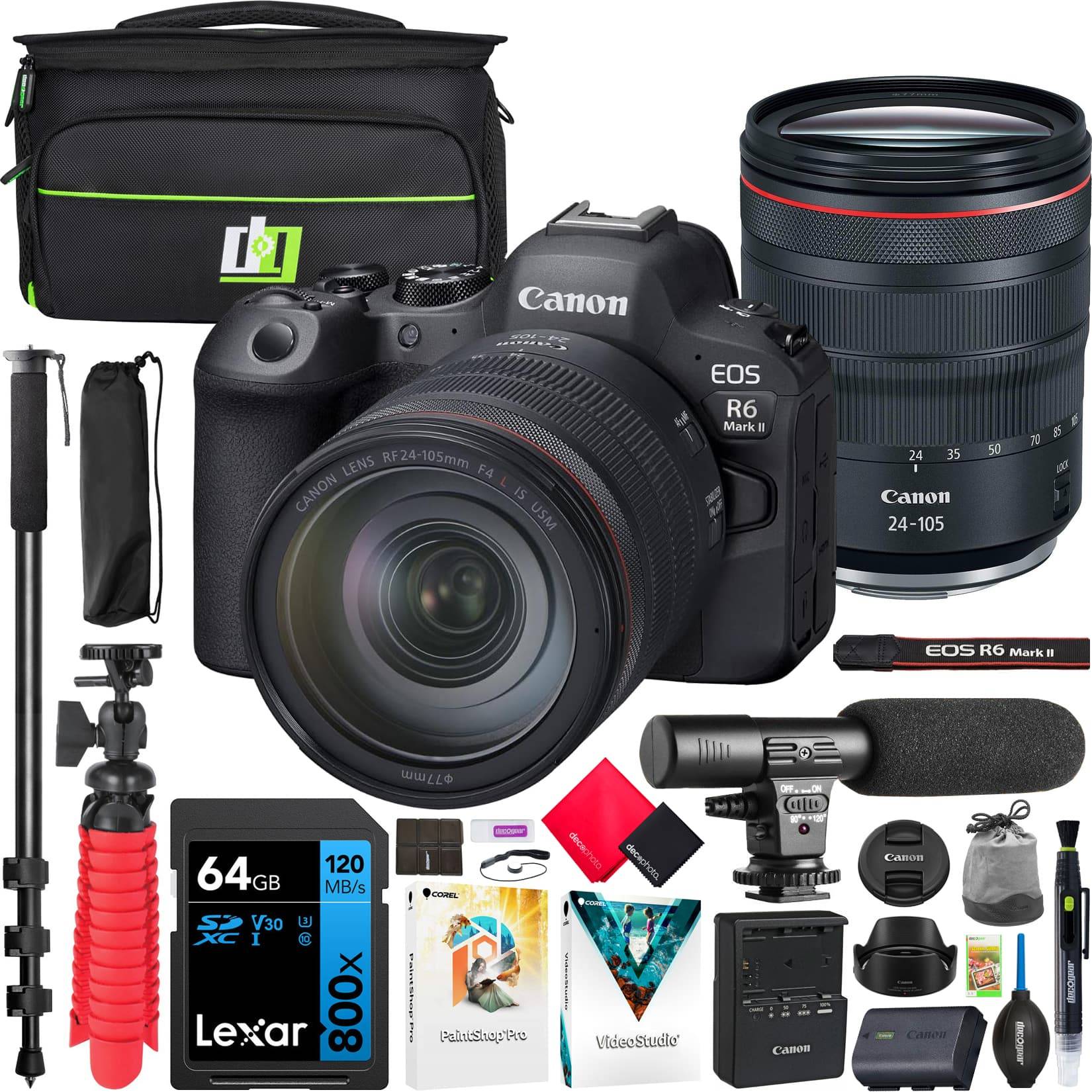 Canon eos r6 mark 2 Canon EOS R6 Mark II Mirrorless Camera Kit