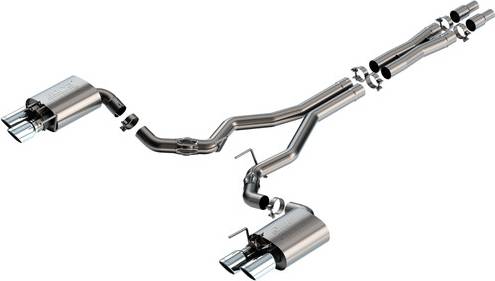 Cat back exhaust system Borla Atak Stainless Cat Back Exhaust System