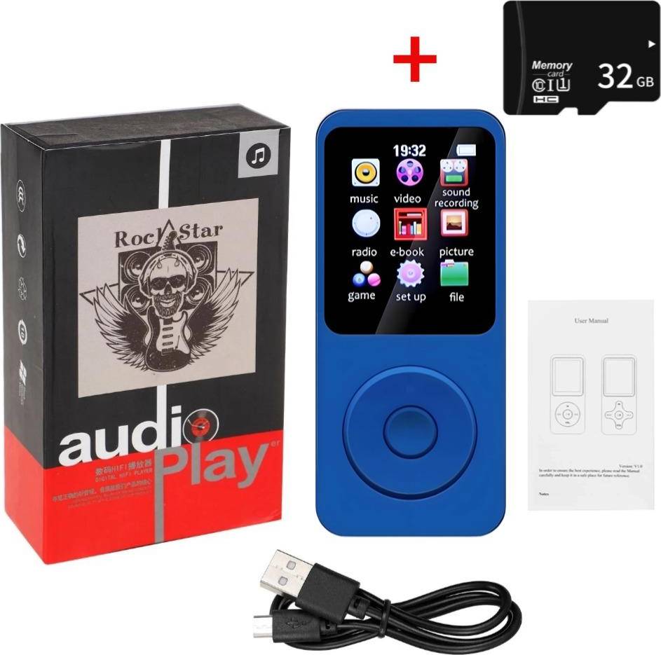 Mini MP3 MP4 Player Bluetooth Stereo