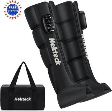 Leg massager Nekteck Leg Compression Massager Cordless Foot Recovery System