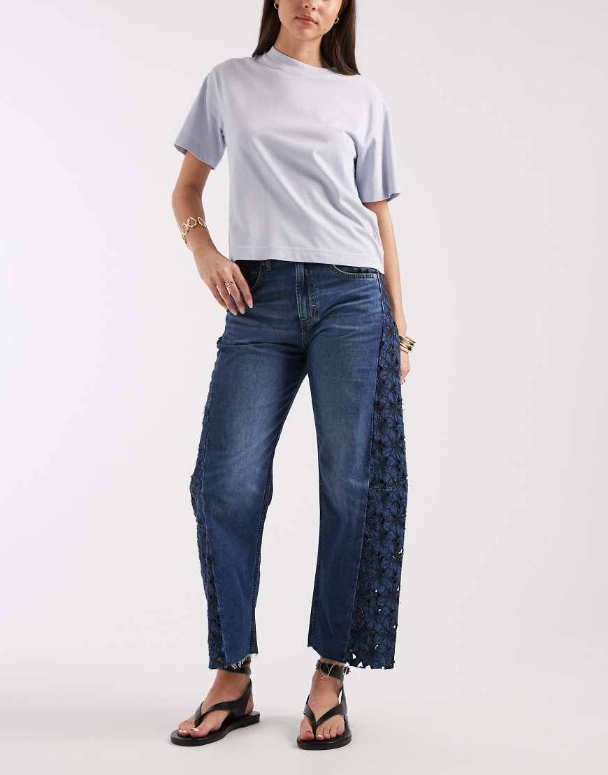 Lee Rider Loose Barrel Jean - Blue