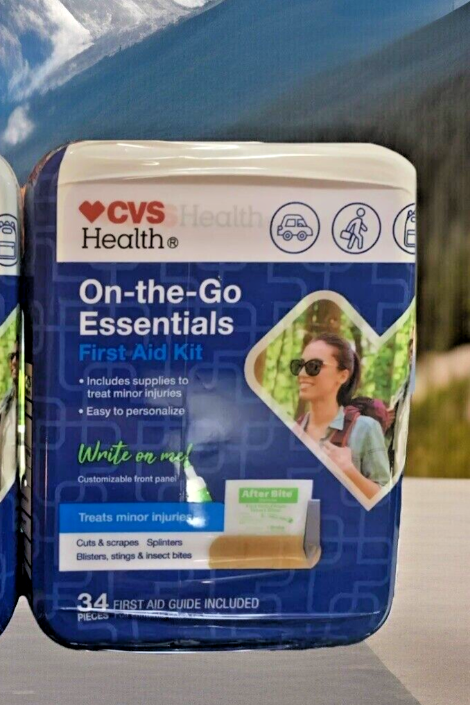 Essentials First Aid Kit 34 Piece Metal Case