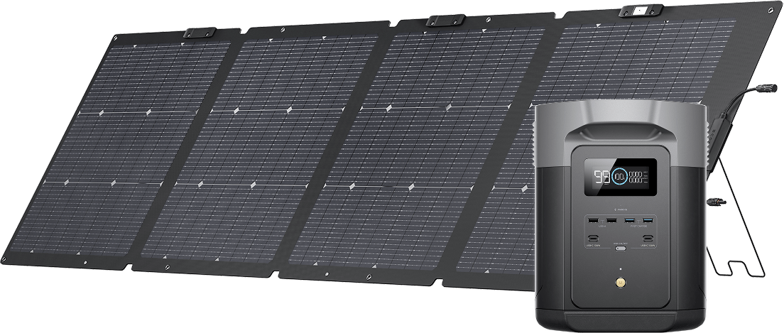 Ecoflow delta max Ecoflow DELTA 2 Max Solar Generator PV220W