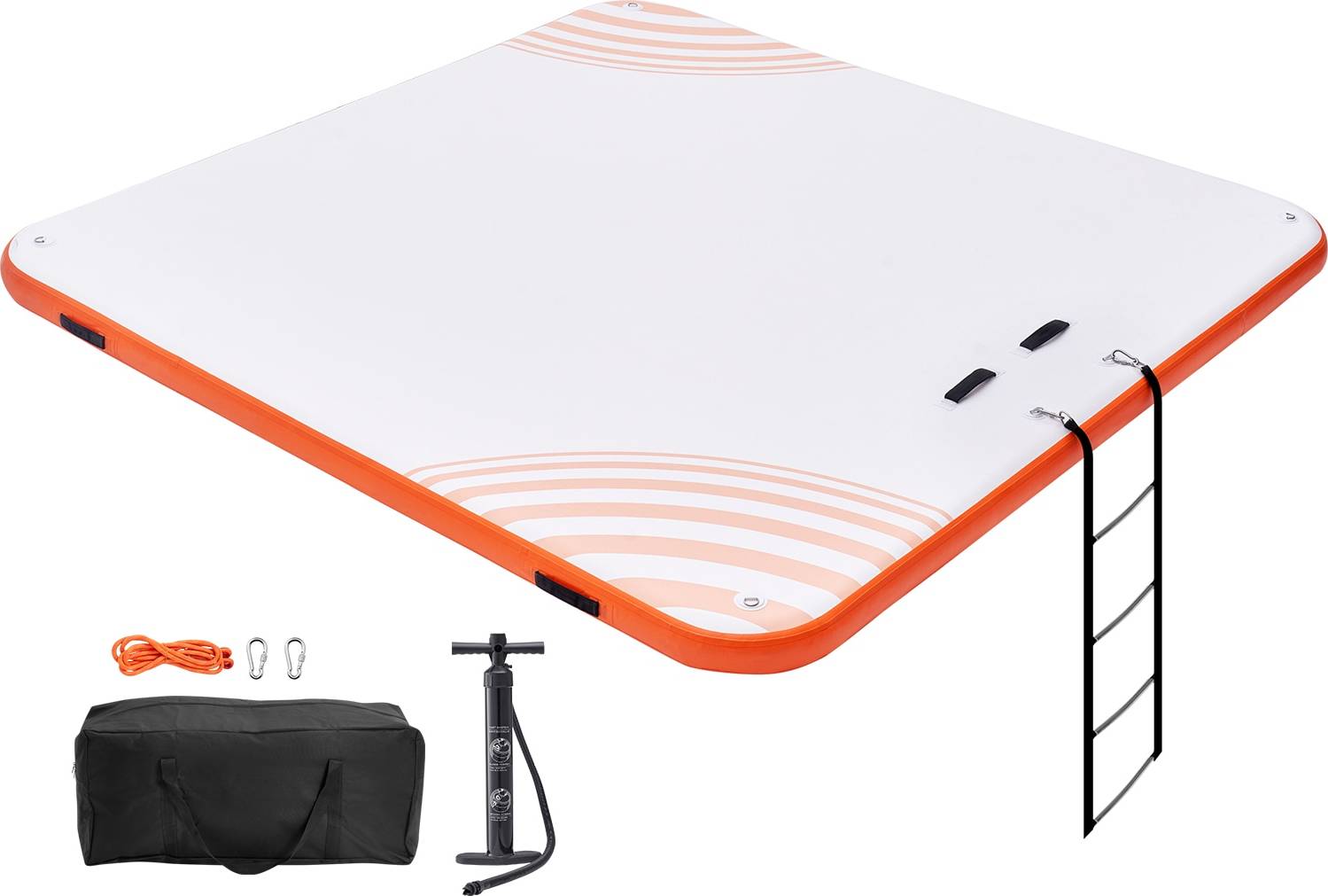 VEVOR Inflatable Floating Dock 7 x 7FT
