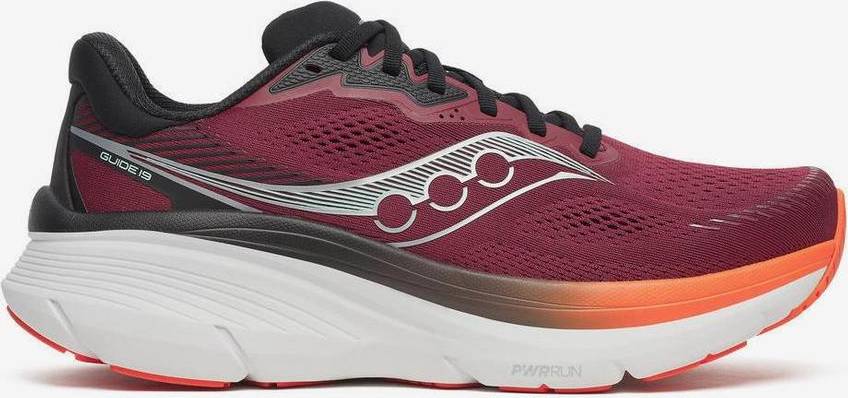 Saucony Guide 19 Running Shoes - Rouge/Burgundy Red/Red
