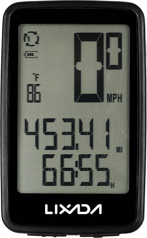Lixada USB Rechargeable Wireless Bike Cycling Computer