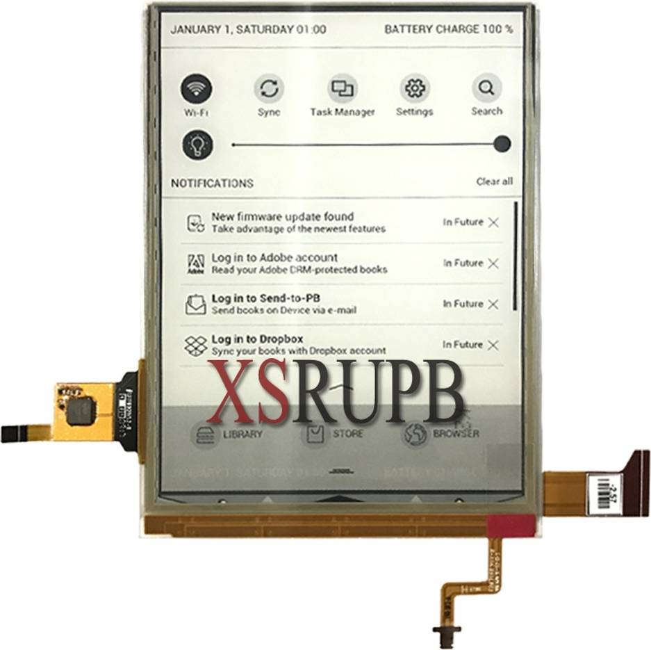 PocketBook 641 Aqua 2 PB641-A-RU E Ink Display