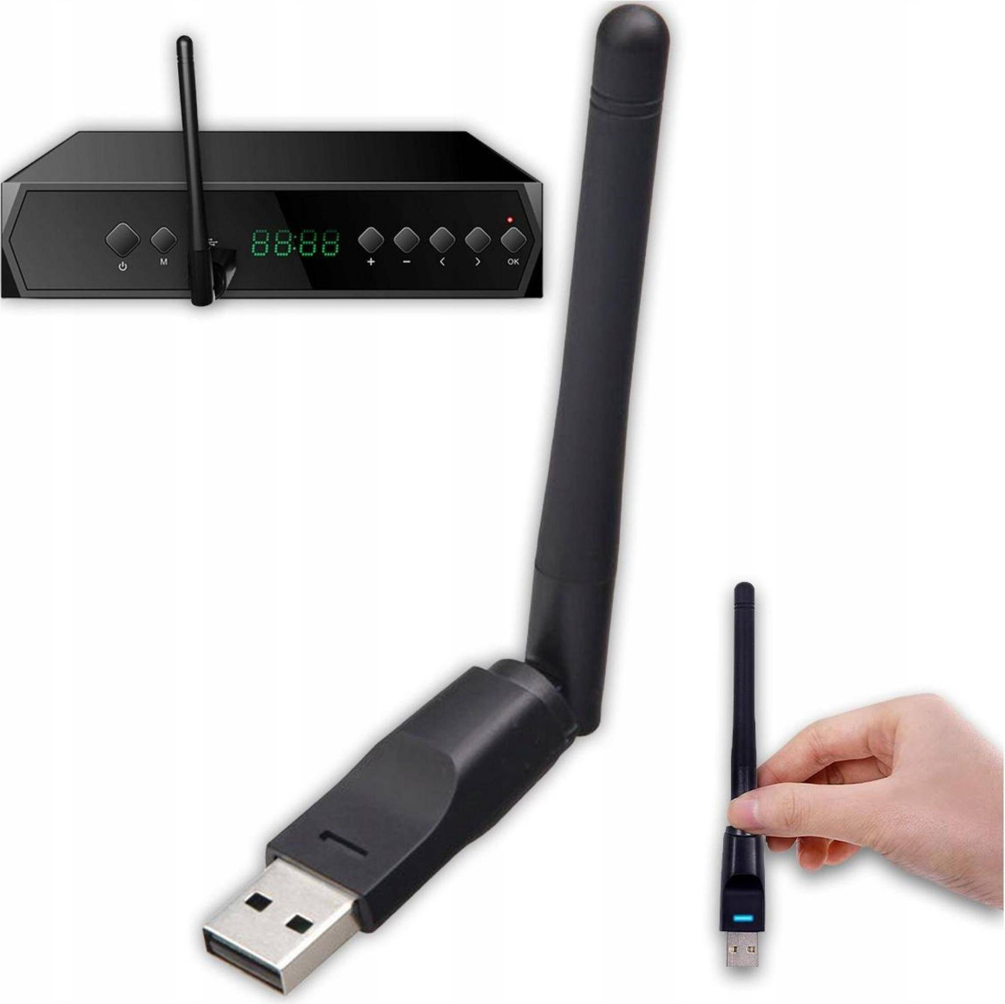 Dvb t2 antenne Zenwire USB Wi-Fi Antenne DVB-T2 HEVC Decoder Tuner