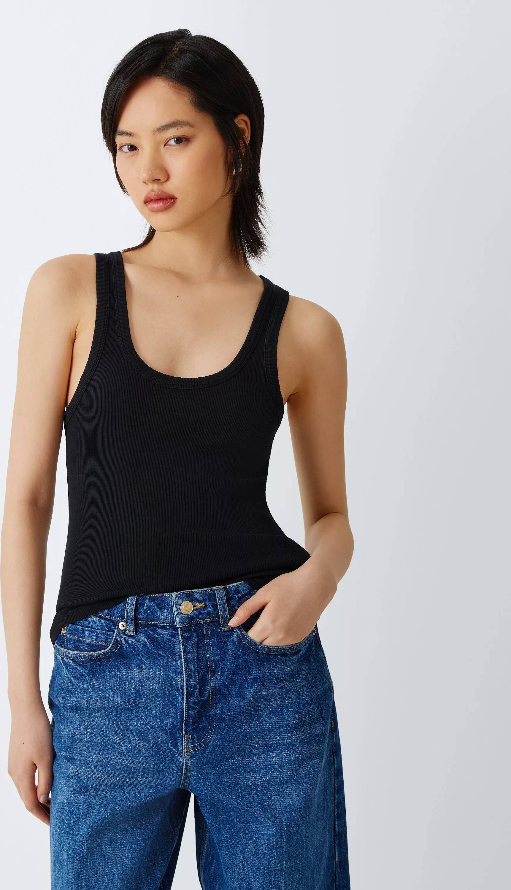 Colorful Standard Organic Rib Tank Top - Blue