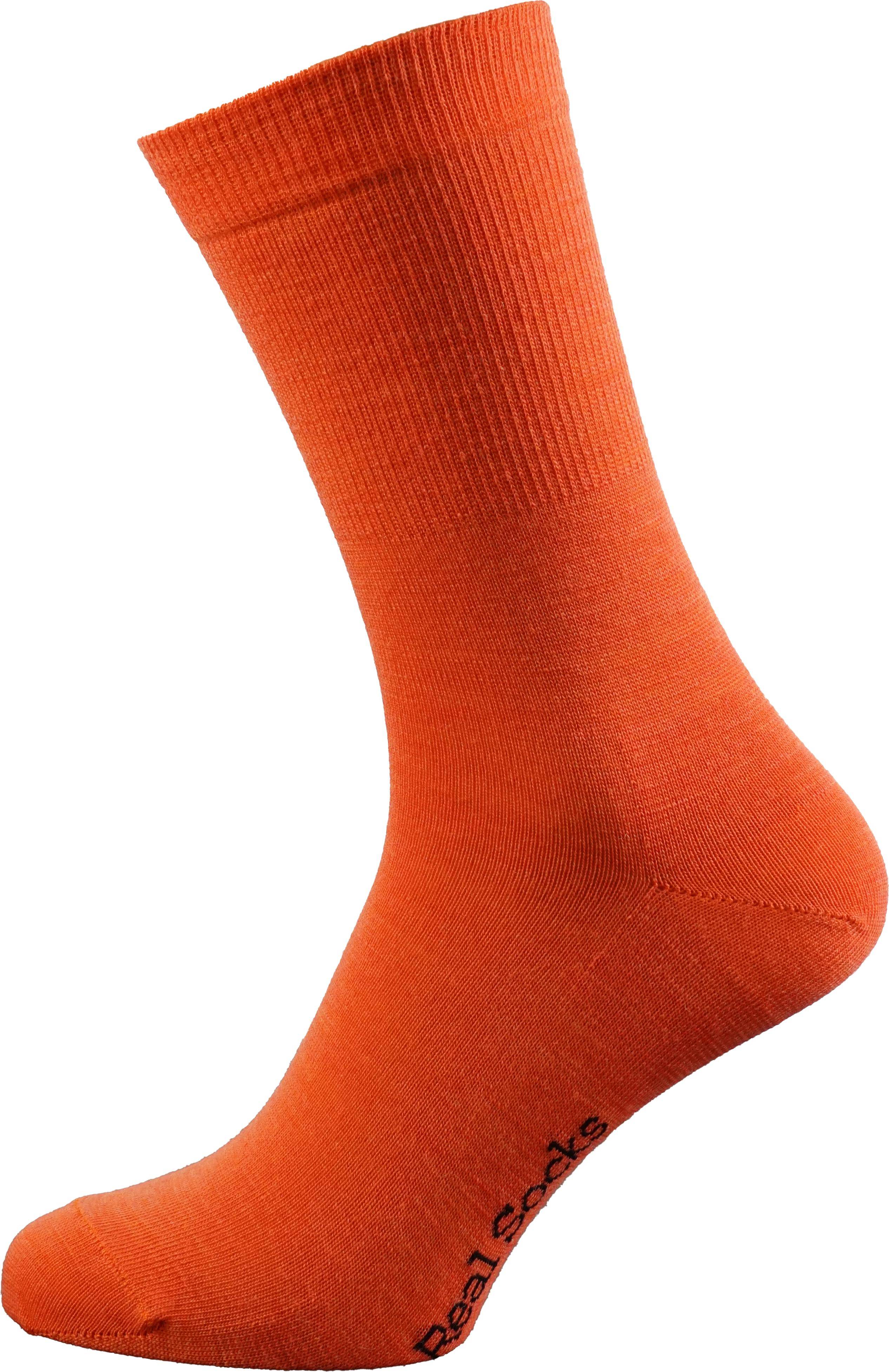Real Socks Basic - Orange