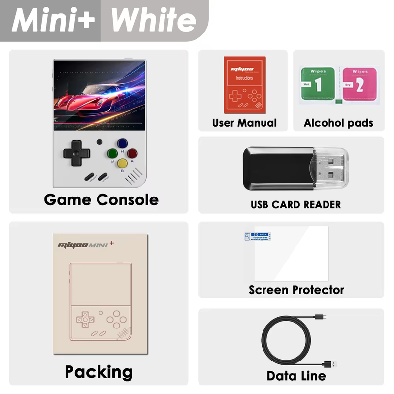 Mini console IPS Mini Plus Portable Retro Handheld Game Console V2