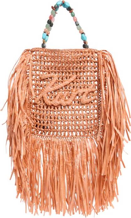 Kurt Geiger Tote Bag Oranger Raffia Mini