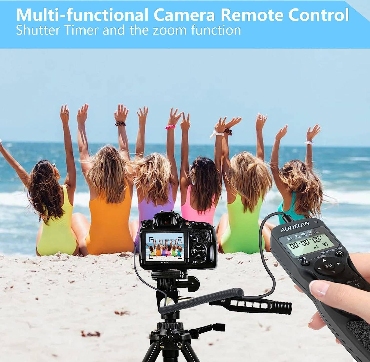 Multi-function Camera Shutter Release Timer Remote