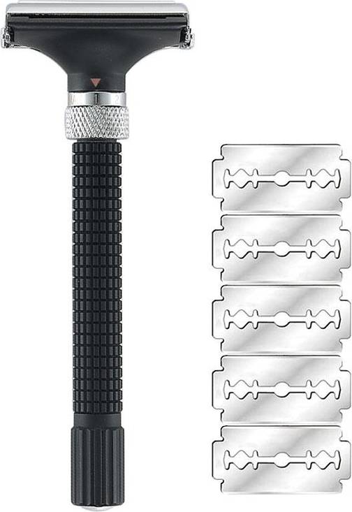 Double edge Adjustable Butterfly Open Double Edge Safety Razor