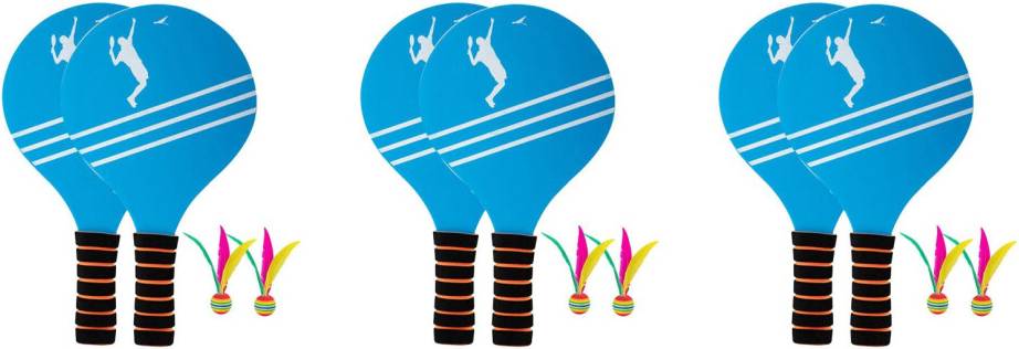 Ohphcall 3 Sets Badminton Racket Set