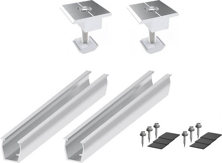 Solar Panel Mount Bracket Rails Clamp 30mm