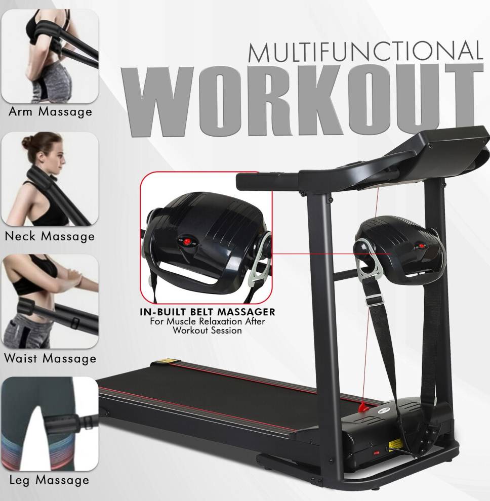 Running machine Treadmill Electric Massager Incline Foldable Motorized Running Machine