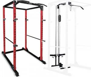 Power rack Bodymax CF375 Power Rack with Plate-Load Lat Low Pulley